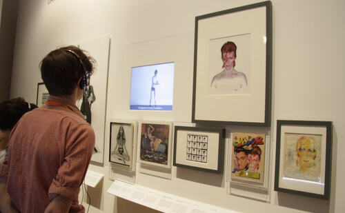 David Bowie Exhibition in Gallery